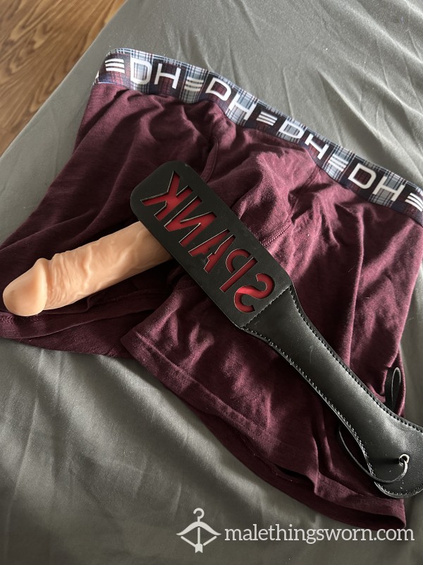 SPANK Leather Paddle