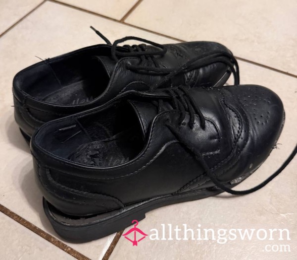 18 Yr Old's Very Well Worn Work Shoes