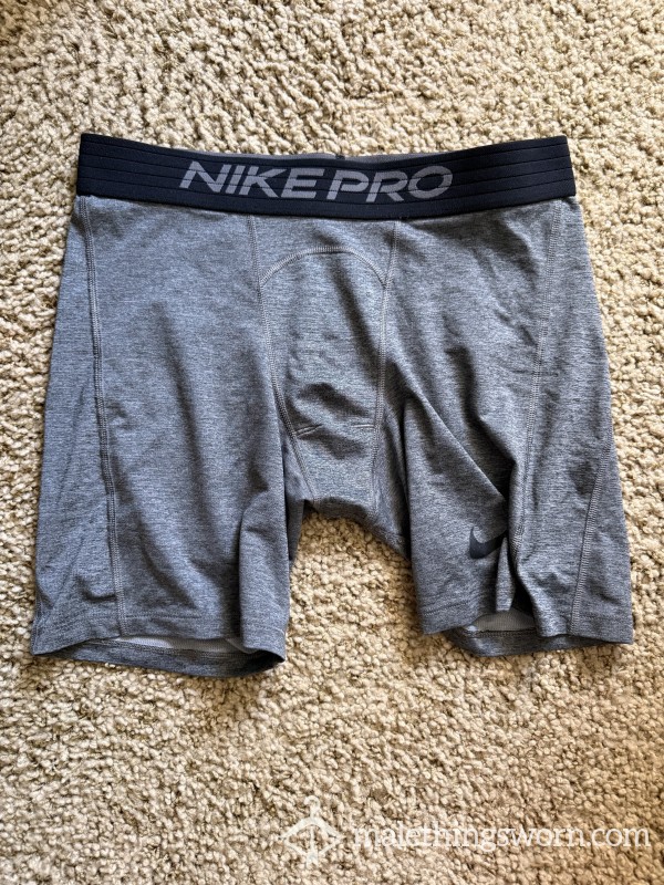19yo Varsity Athlete Nike Pro Compressions Soaked From The Erg 🚣‍♂️💦