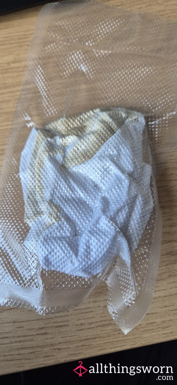 1year Vacuum Sealed White Socks