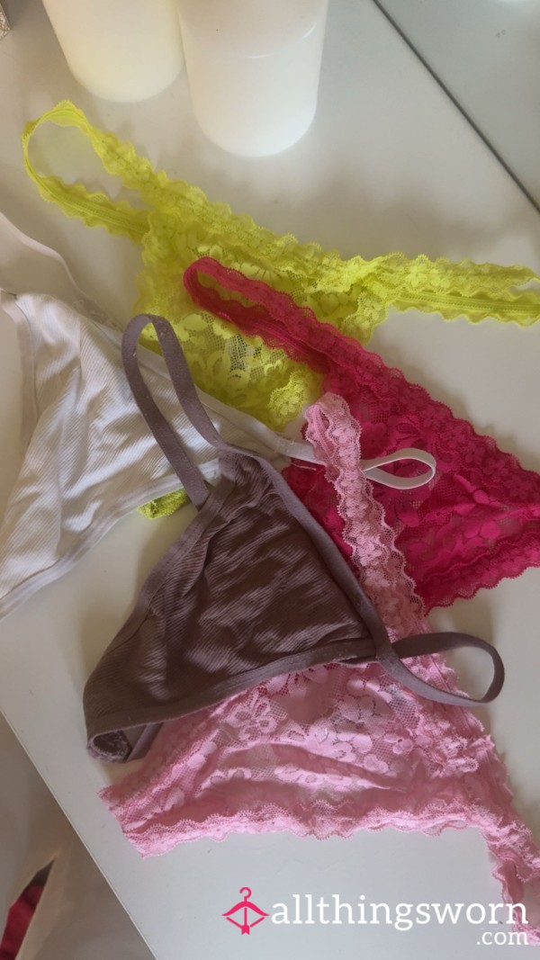 2 Cotton Thongs
