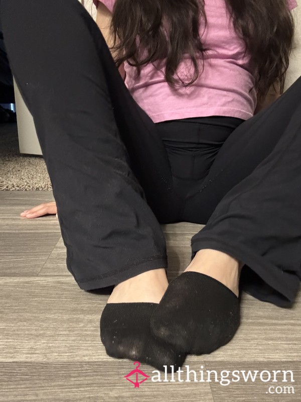 2 Day Wear Black Footies