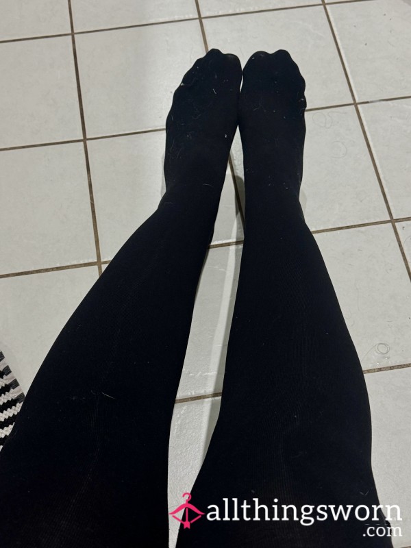 2 Day Wear Black Tights