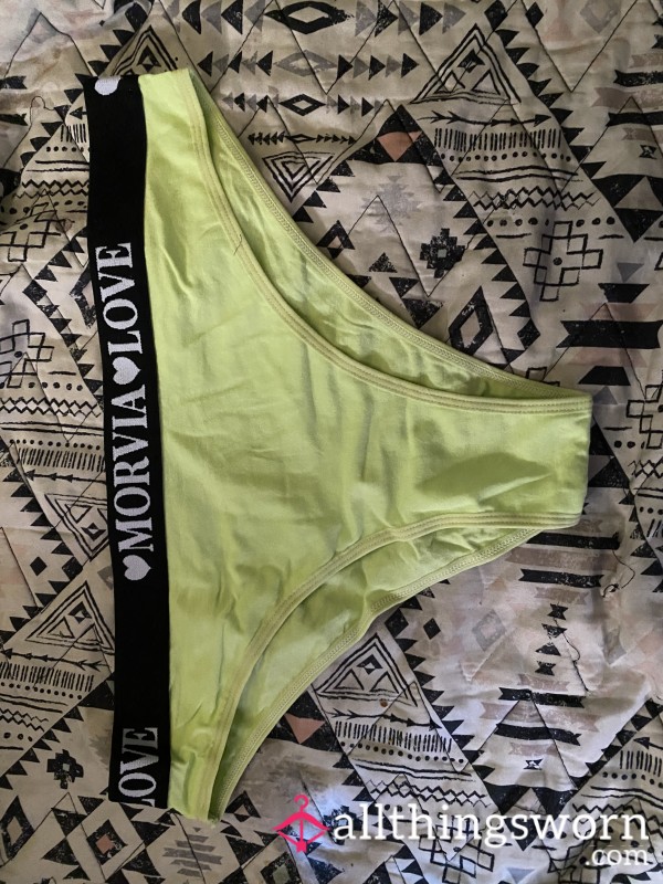 95% COTTON(2 Day Wear) Green Panties