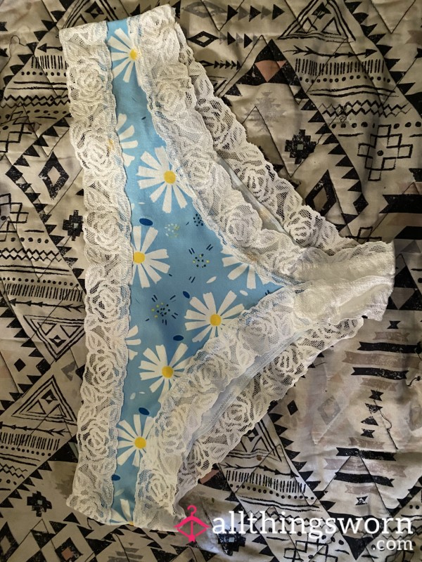 SATIN (2 Day Wear) Lacy Daisy Panties