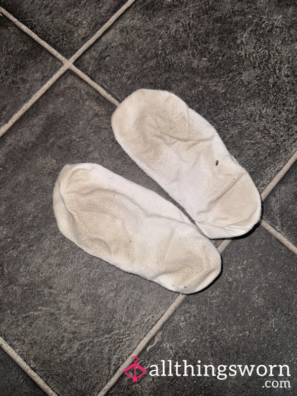 48hr Wear White Ankle Socks 🧦