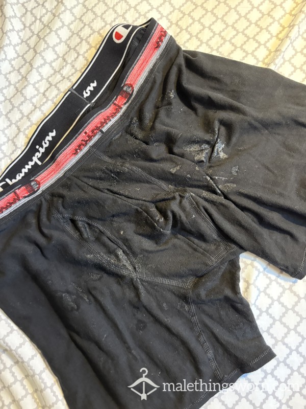 2 Day Worn And C*m Rag Boxer Briefs