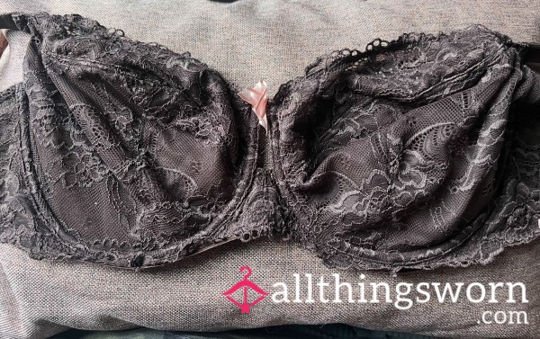 38G 2-Day Worn Brown Lace Bra – Curvy Special