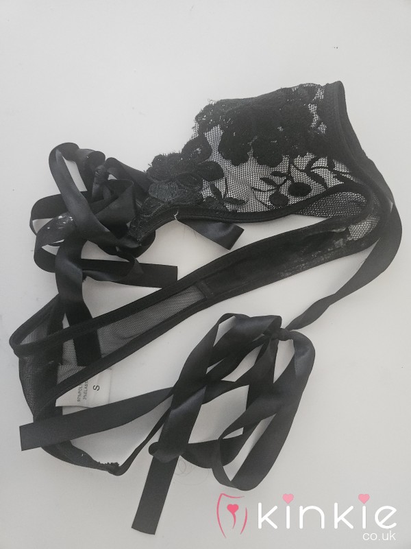 2 Day Worn Lace Thongs