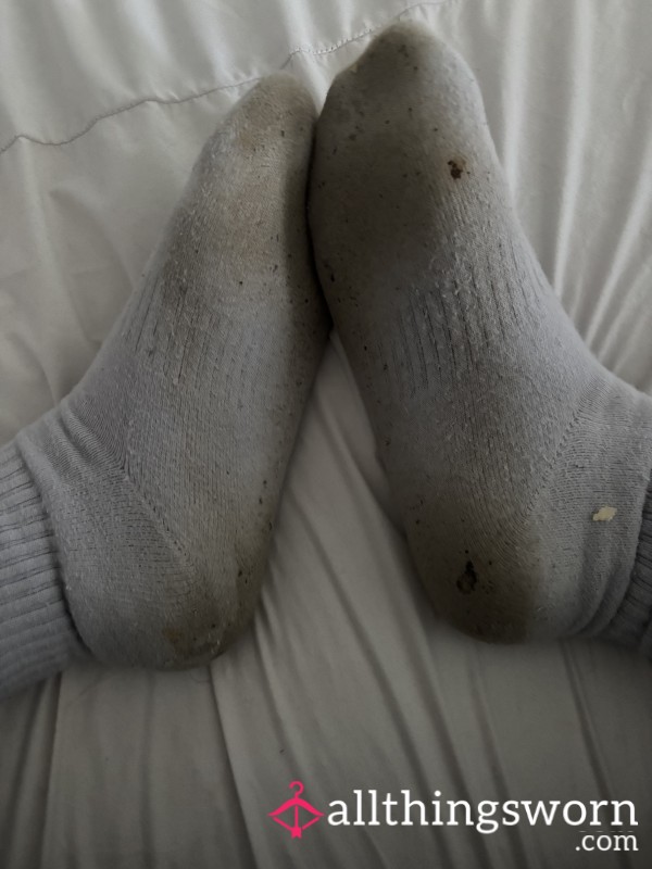 2 Day Worn Lilac MP Sports Socks 🧦 😈