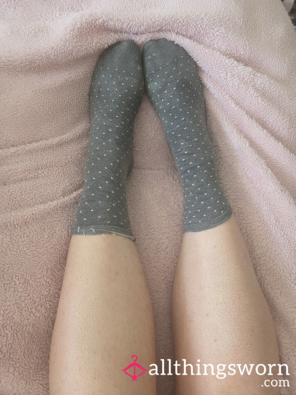 2 Day Worn Socks Including An Hour On The Treadmill