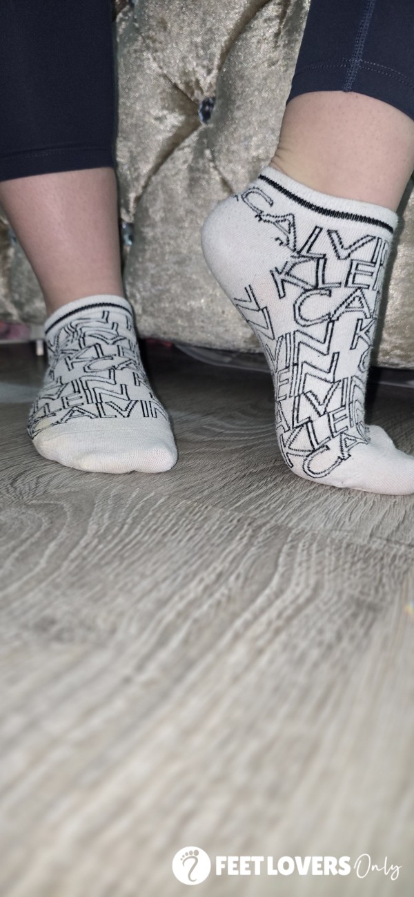 🧦 2 DAY WORN "WHITE" SOCKS