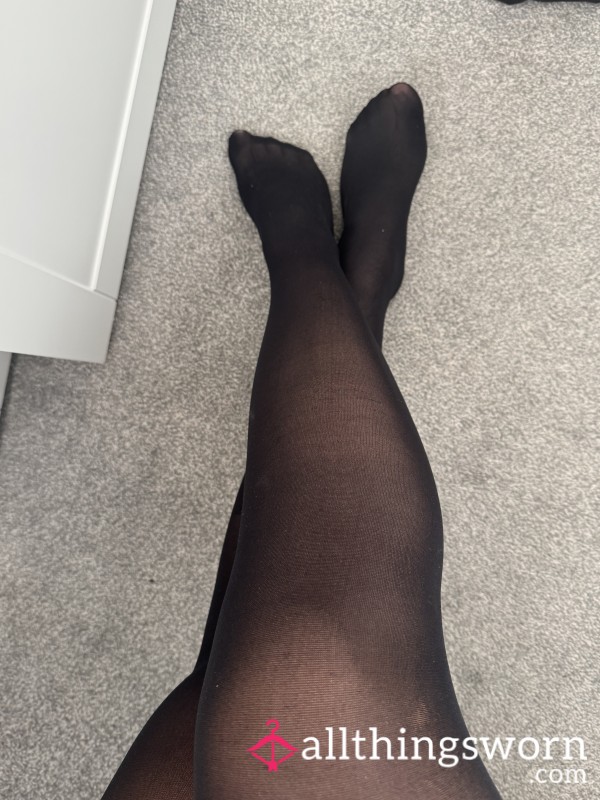 2-Day Worn Work Tights | Thong Underneath🫶🏼