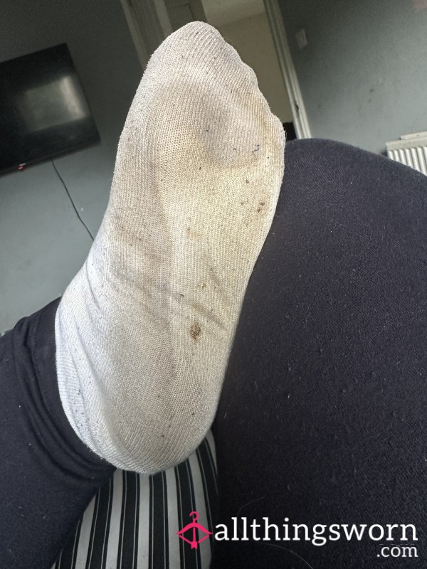 2 Days In The Gorgeous Wet Weather Are These Pair Of Socks. Been Well Worn And Kept For 48 Hours Now And All Good To Go To The Perfect Home For The Best Match