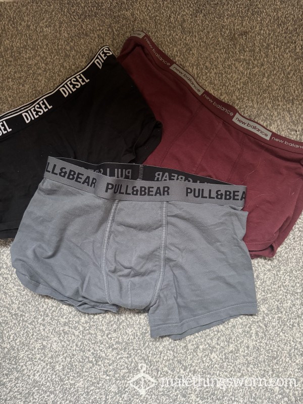 2 Days Worn Branded Boxers