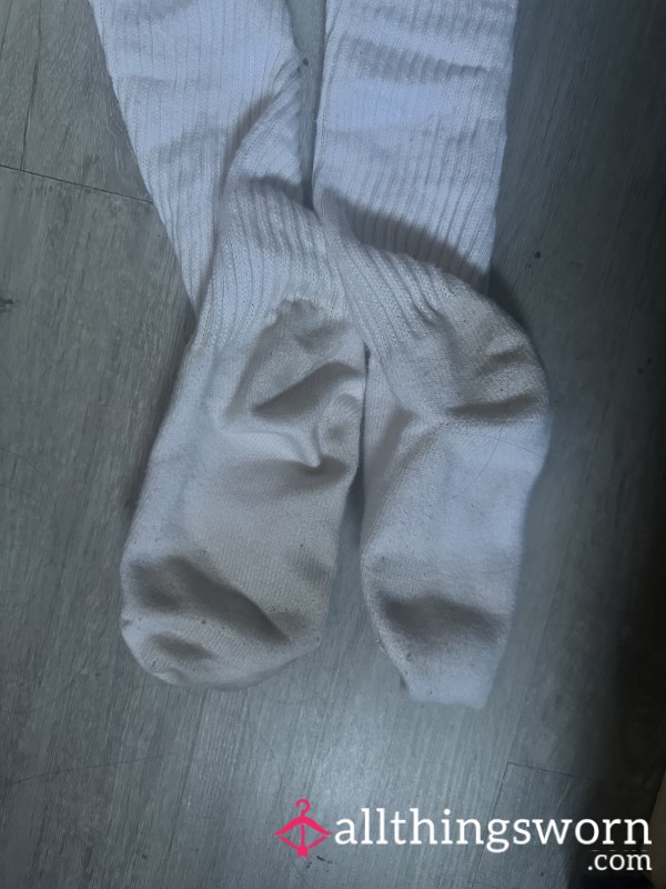 2 Days Worn Over Stitched Foot