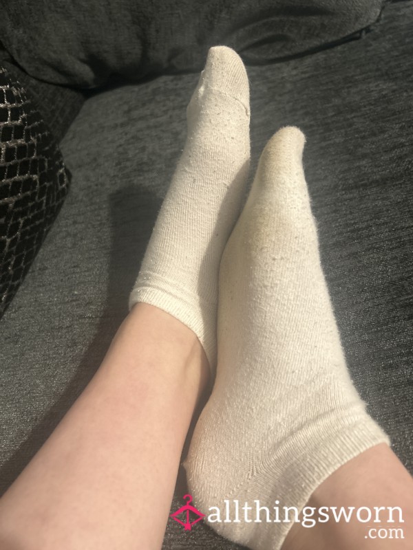 2 Days Worn Trainer Socks 😘