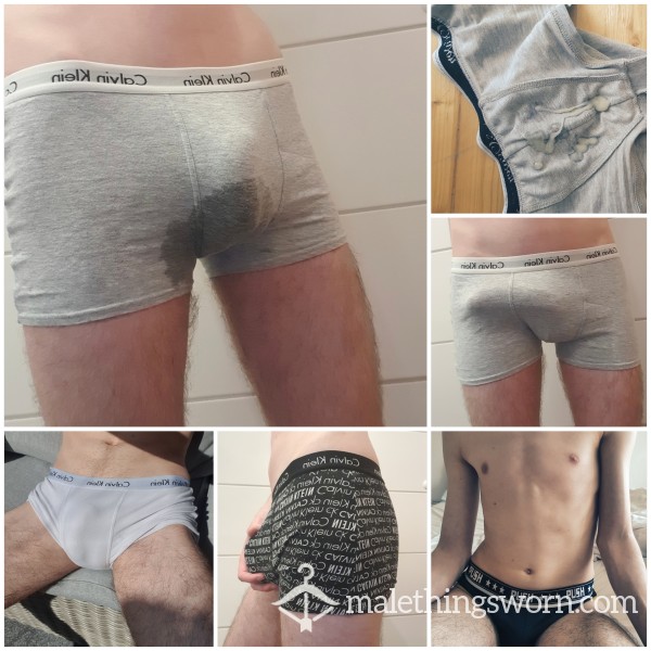 2 Days Worn Underwear By Your Favorite Sk*ter Twink