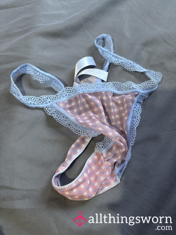 2 Days Worth Of Worn Thongs