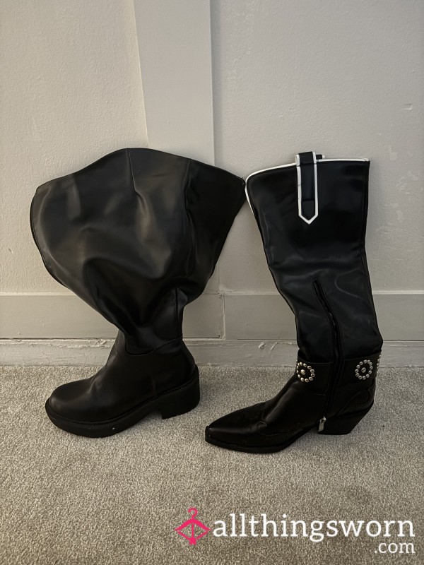 2 Different Types Of Boots For Sale