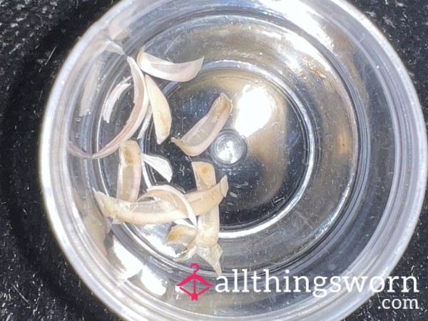 2 Month Growth Toe Nail Clippings
