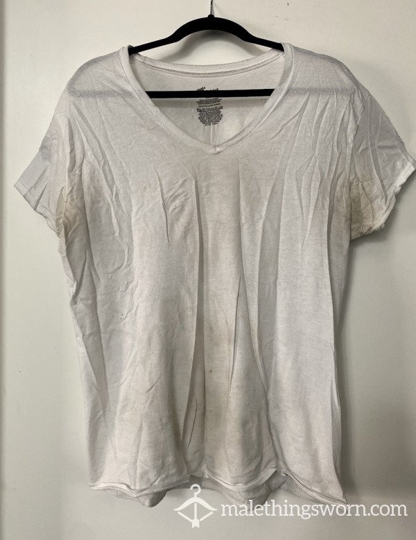 2 Month Worn Pit Stink BO Filthy T-shirt