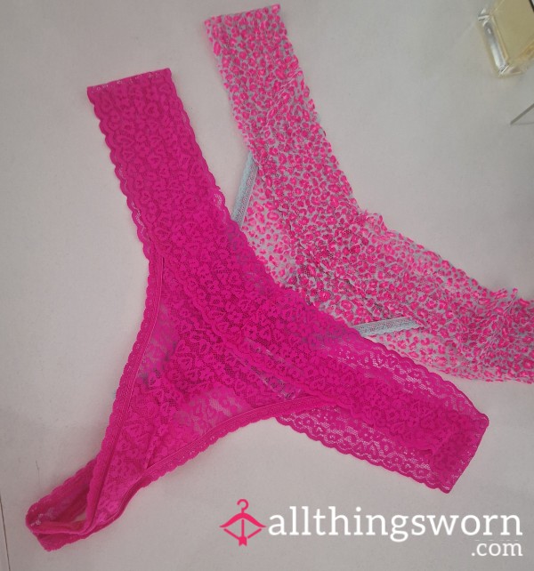 Gently Worn Deliciously Naughty Lace Thongs 😈 Worn All Day Through My Busiest Moments, These Tiny Panties Hugged Every Curve And Carry That Intimate, Feminine Musk