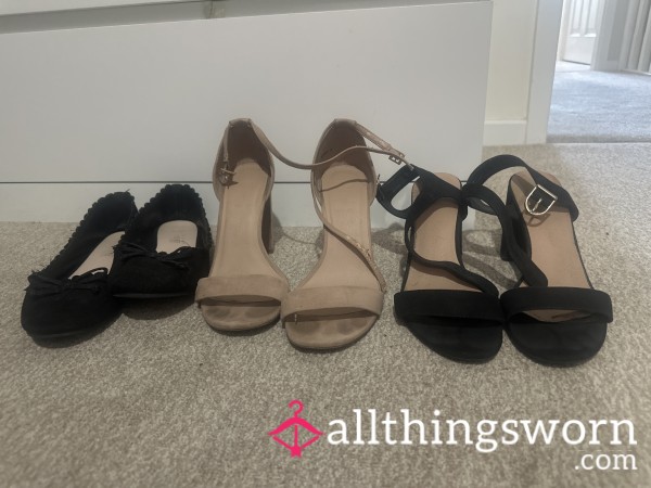 2 Pairs Of Heels And Black Flats Try On Haul