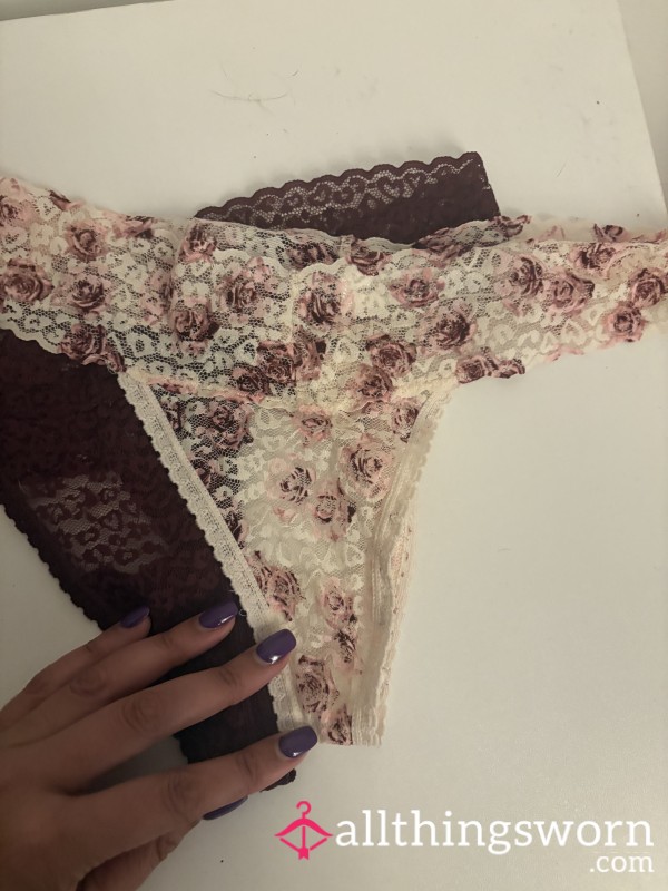 2 Pairs Of One Day Old Thongs