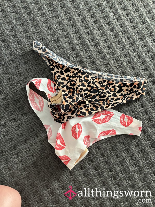 2 Pairs Of Soaked Thongs