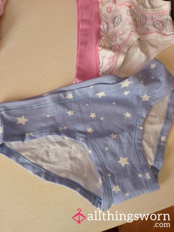 2 Panties Little Size Worn