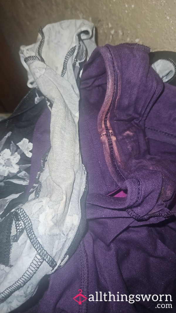 2 Panties Preworn Ready To Ship