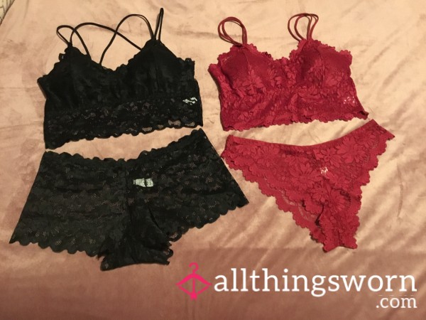 2 Piece Lace Top And Panties