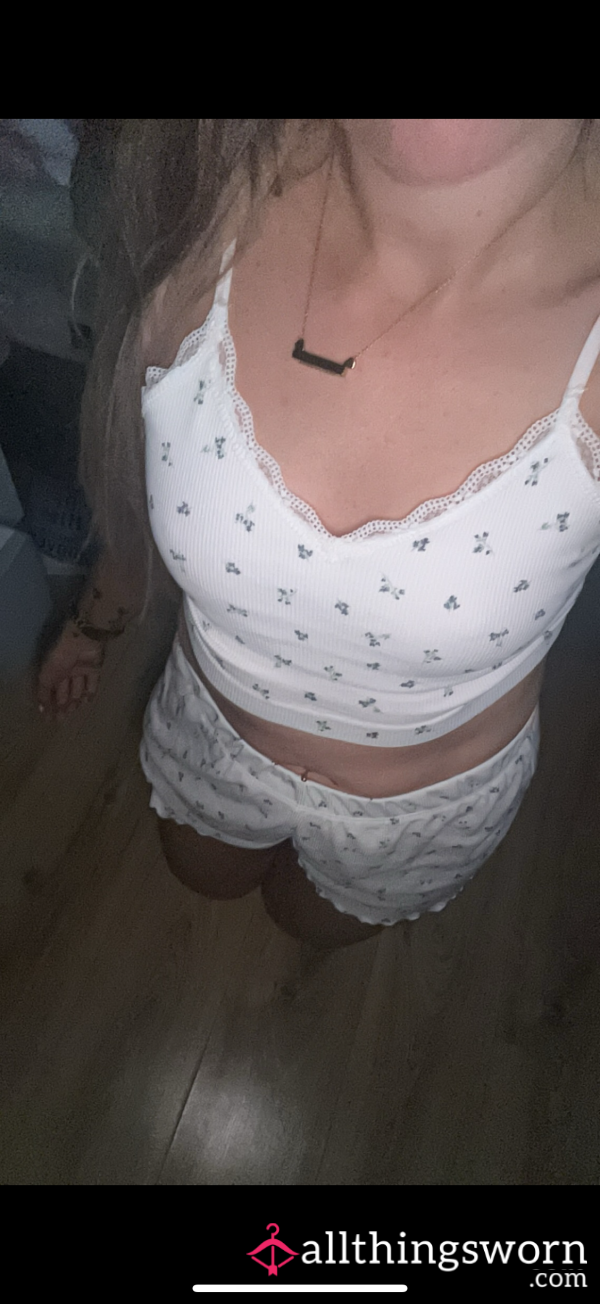 2 Piece Pj Set With 72 Hour Wear With No Panties