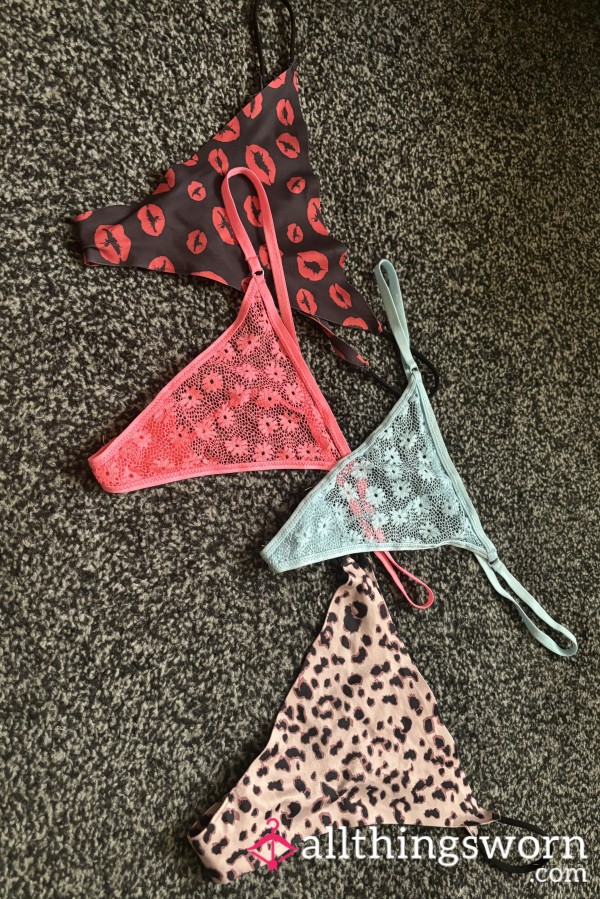 2 Thongs & 2 G Strings🔥