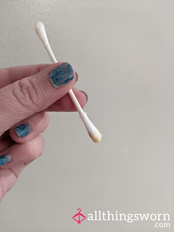 2 Used Cotton Swabs (Ear)