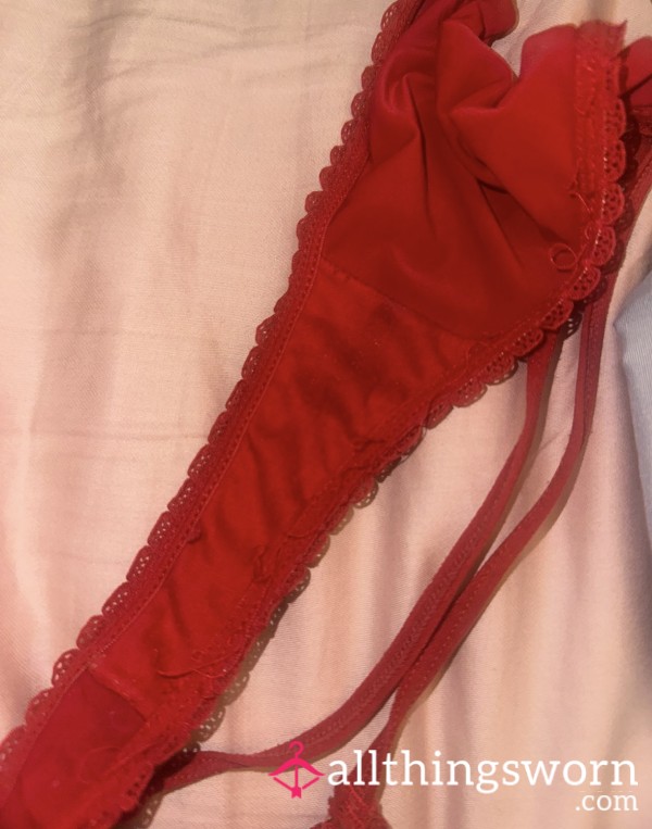2 Week Old Red G String