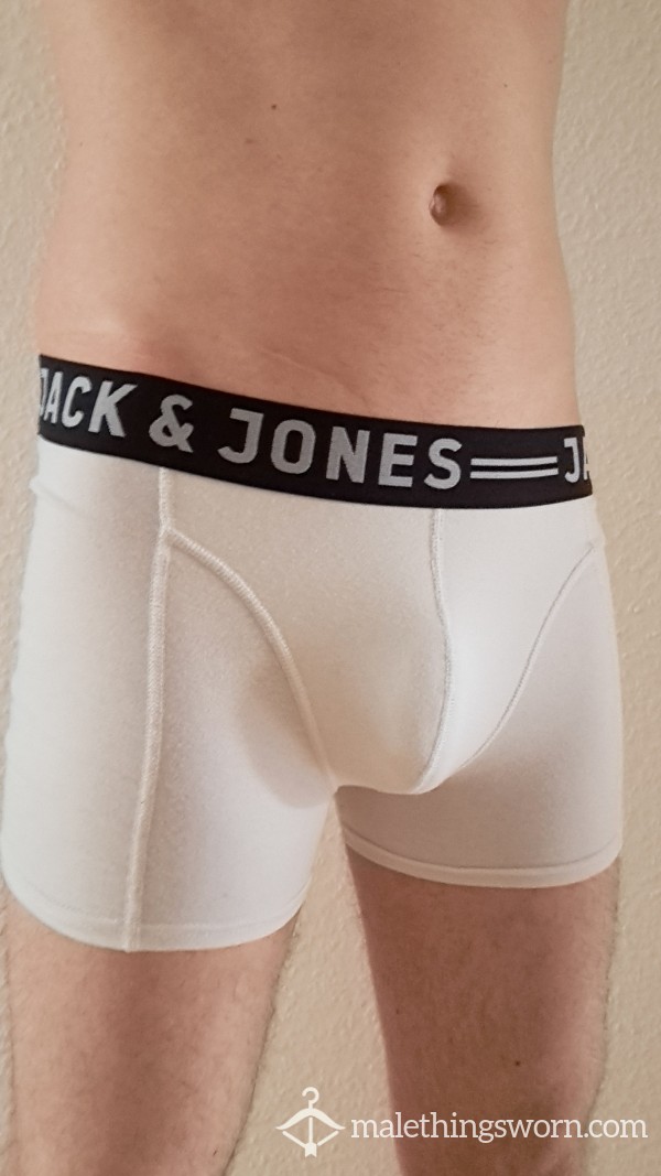2 Weeks Worn White Boxers