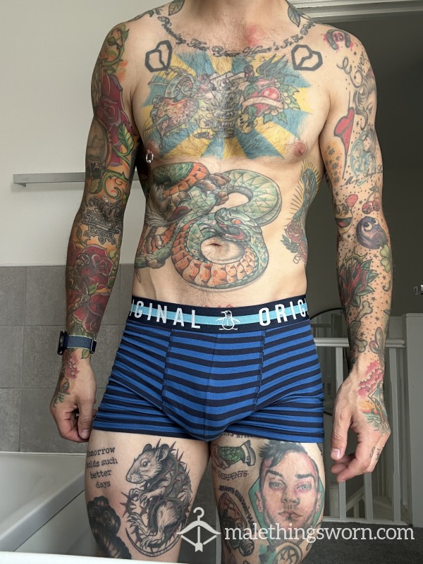 2 Workout Worn Boxers