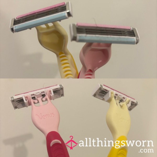 🪒 2 X Used Razors ✨🩷