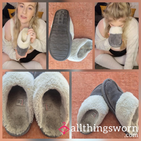 2 Year Old Dirty Smelly Well Worn Slippers