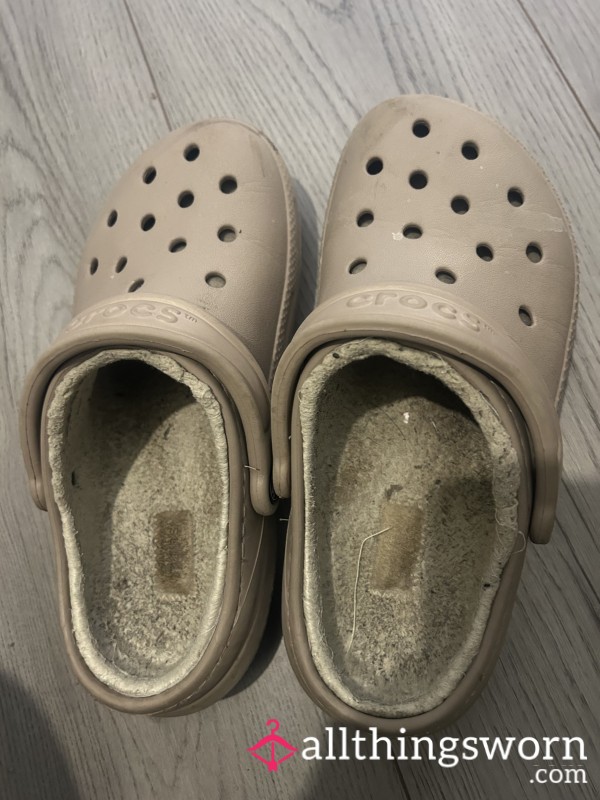 2 Year Old Well Worn Crocs!
