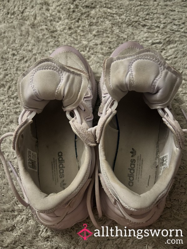 2 Year Old Worn Adidas Purple/lilac Trainers Size 4