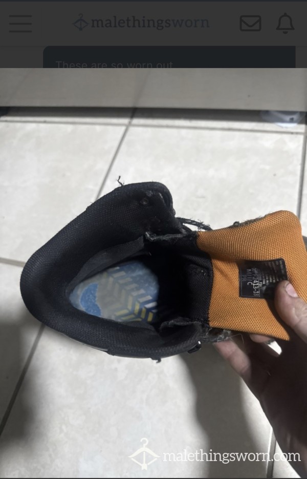 2 Year Worn Work Boots