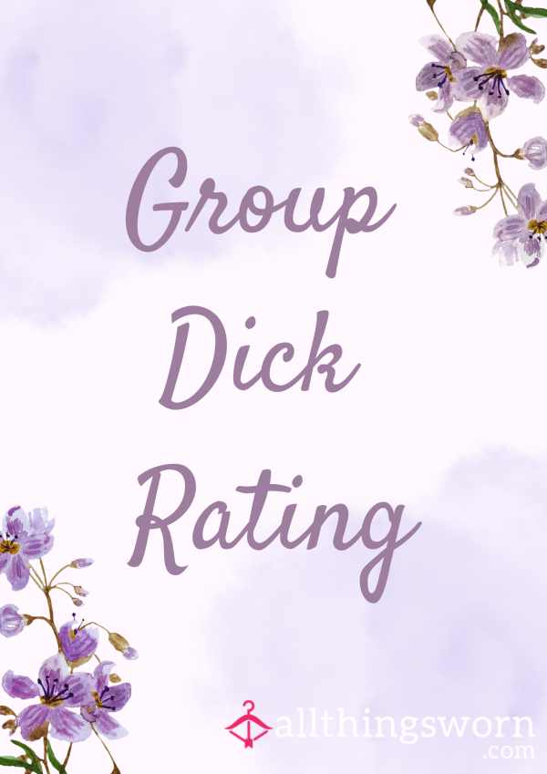 Group D*ck Rating 👯‍♀️