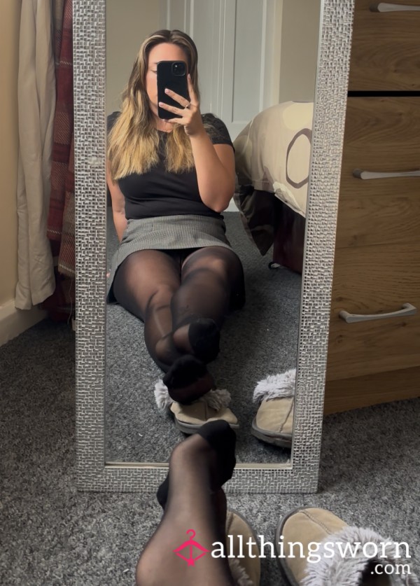 20 Denier Tights - Reinforced Toe And Gusset