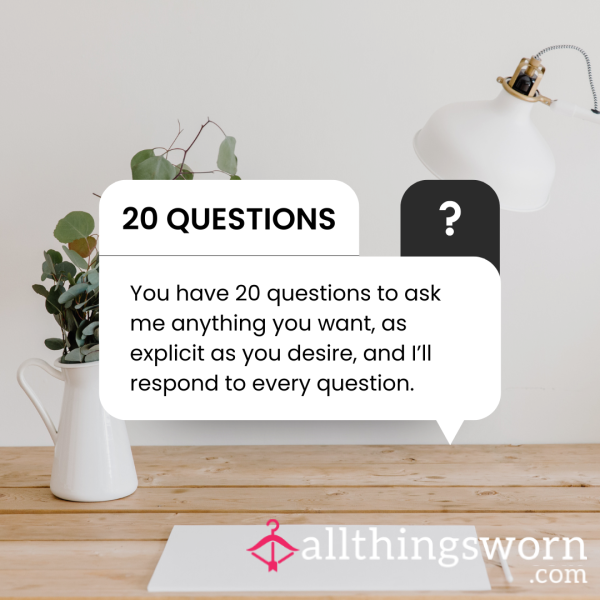 20 Questions | Ask Me Anything