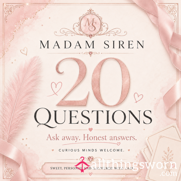 20 Questions, Ask Me Anything! 📢