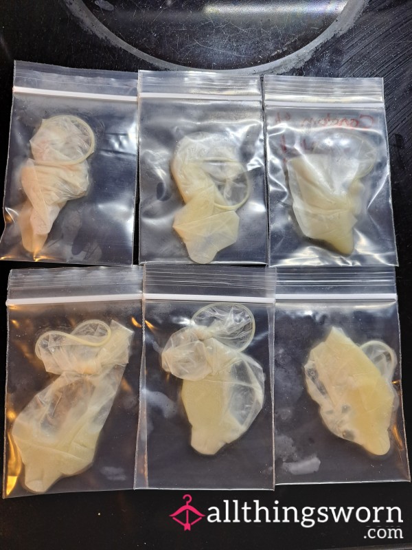 20 Used Condoms