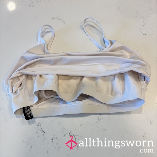 Very Old And Sweaty Victorias Secret Sports Bra, Size XL With Under Bra Liner, Worn By Lesbian Couple!